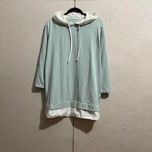 Women’s long hoodie shirt tunic Size M oversized